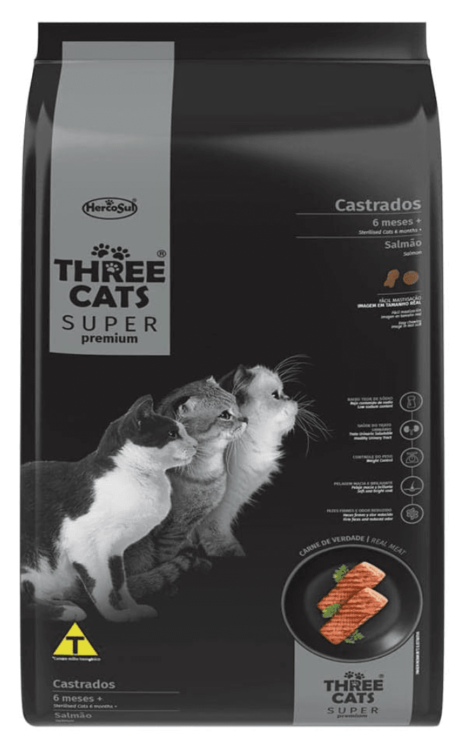 Three Cats Super Premium Castrados